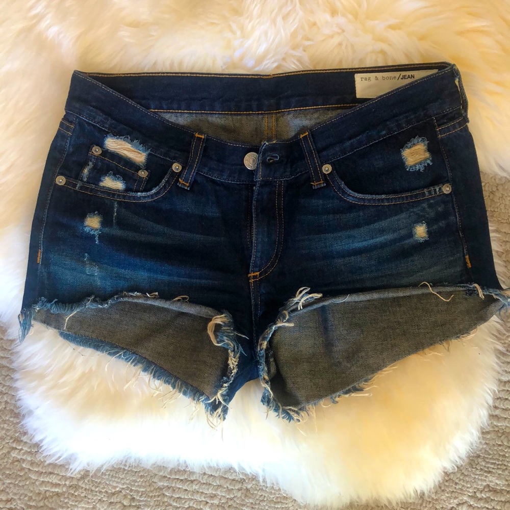 Denim shorts